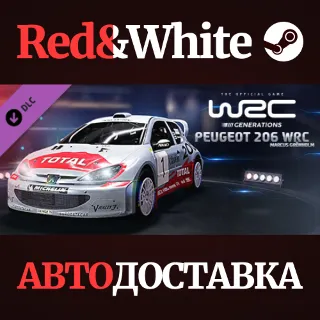 Купить WRC Generations - Peugeot 206 WRC 2002 DLC