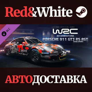 Купить WRC Generations - Porsche 911 GT3 RS RGT Extra liveries