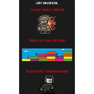 Купить Pixels 141 Biteprice Ghost Card EMBLEM Charm Code