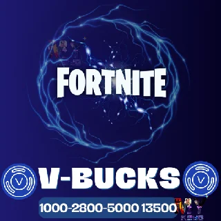 Купить FORTNITE В-БАКСЫ 1000 2800 5000 13500 EPIC/XBOX/PS