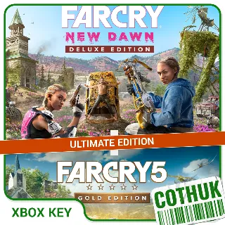 Купить ✅ FAR CRY 5 GOLD EDITION+FAR CRY NEW DAWN DELUXE XBOX 🔑