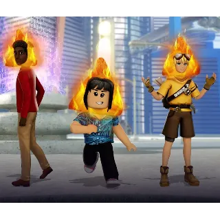 Купить 🔑 КОД 🔑 ✅ Flaming Hot Chip Head ✅ 🚀 ROBLOX