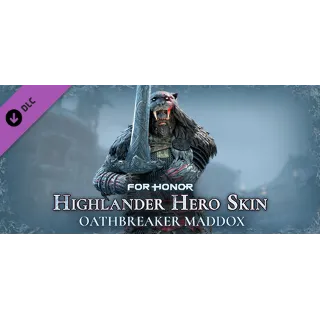 Купить For Honor - Highlander Hero Skin - Oathbreaker Maddox