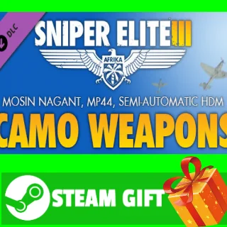 Купить ⭐ ️ Sniper Elite 3 - Camouflage Weapons Pack STEAM GIFT