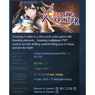 Купить Crossing Frontier: Fate Foretold STEAM GIFT РОССИЯ