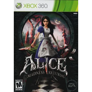 Купить 28 XBOX 360 Alice: Madness Returns