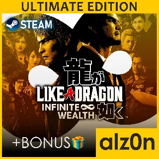 Купить ・Like a Dragon Infinite Wealth Ultimate + ПОДАРОК・STEAM