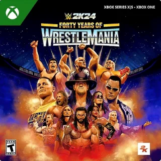 Купить 🖤 WWE 2K24 Forty Years of WrestleMania 🎮 Xbox One/X|S ✅