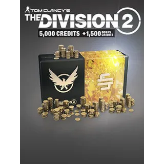 Купить The Division 2 - 6500 Premium Credits (Ubi/Steam/Epic)