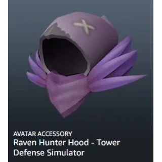 Купить 🌸 Roblox KEY 🌸 Raven Hunter Hood-Tower Defense Simulator