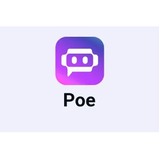 Купить ⭐ POE AI ⭐ ПОДПИСКА НА ВАШ АККАУНТ 🚀 1 МЕСЯЦ