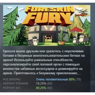 Купить Foreskin Fury АВТОДОСТАВКА STEAM GIFT РОССИЯ