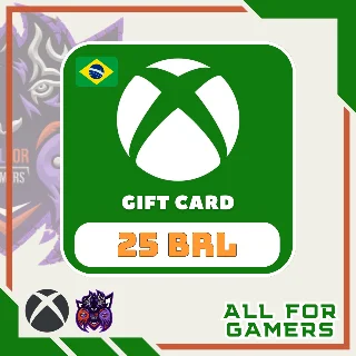 Купить ❎ Xbox Live Gift Card 25 BRL (ТОЛЬКО Бразилия) 🇧🇷