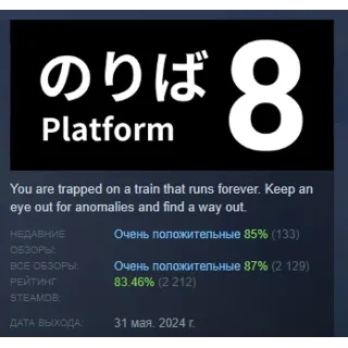 Купить Platform 8 АВТОДОСТАВКА STEAM РОССИЯ