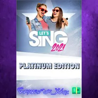 Купить ☀ ️Let’s Sing 2021 Platinum Edition XBOX