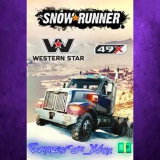 Купить ☀ ️SnowRunner – Western Star 49X XBOX DLC