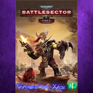Купить ☀ ️Warhammer 40,000 Battlesector - Orks XBOX DLC