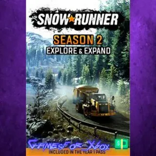 Купить ☀ ️SnowRunner - Season 2 Explore  Expand XBOX DLC