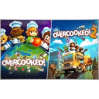 Купить 🍓 Overcooked + Overcooked 2 (PS4/PS5/EN) П3 Активация