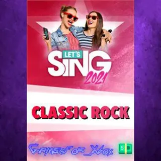 Купить ☀ ️Let’s Sing 2021 - Classic Rock Song Pack XBOX DLC