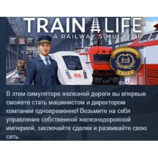 Купить Train Life: A Railway Simulator STEAM KEY РФ+СНГ ЛИЦЕНЗИЯ СТИМ КЛЮЧ