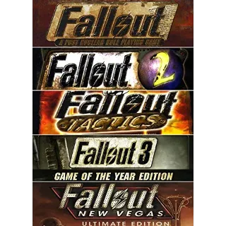 Купить ⭐ ️ Fallout 1 + 2 + 3 GOTY + Tactics + New Vegas [STEAM]