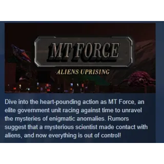 Купить MT Force Aliens Uprising АВТОДОСТАВКА STEAM РОССИЯ