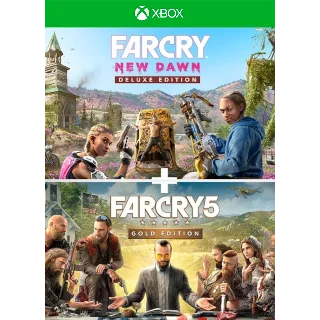 Купить Far Cry 5 Gold, New Dawn Deluxe, 3 (Xbox One SX) Аренда