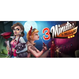 Купить 3 Minutes to Midnight A Comedy Graphic Adventure 💎 STEAM