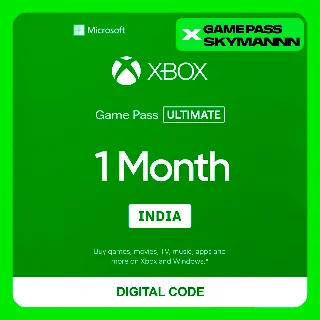 Купить 🟡 XBOX GAME PASS ULTIMATE ✅ 1 Месяц КЛЮЧ 🔑 ИНДИЯ ✅ АВТО