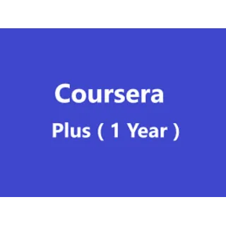 Купить 🔥 🟢 COURSERA PLUS ОБНОВЛЕНИЕ НА 1 ГОД 🔺 🟢
