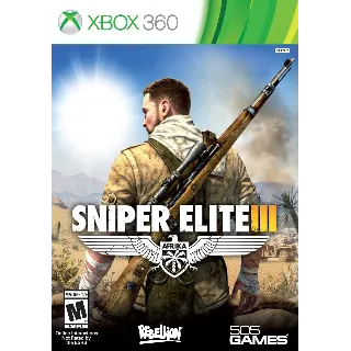 Купить 132 ⭐ XBOX 360 | Sniper Elite 3