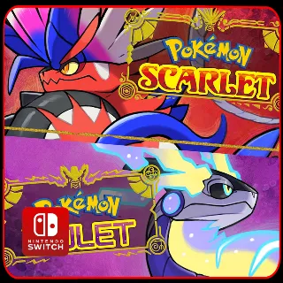 Купить Pokémon Scarlet and Pokémon Violet Double Pack Switch