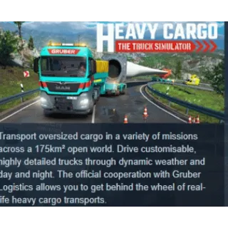 Купить Heavy Cargo - The Truck Simulator АВТОДОСТАВКА STEAM РОССИЯ