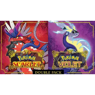 Купить Pokémon Scarlet and Pokémon Violet Double Pack Switch
