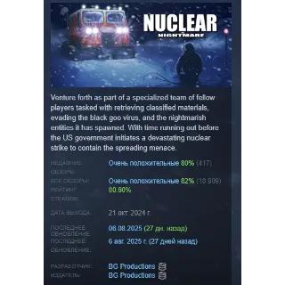 Купить Nuclear Nightmare АВТОДОСТАВКА STEAM РОССИЯ