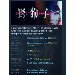 Купить Slitterhead АВТОДОСТАВКА STEAM РОССИЯ