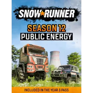 Купить SnowRunner — Season 12: Public Energy ⁕EPIC GAMES⁕