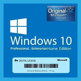 Купить Лицензионный ключ Windows 10 PRO/HOME