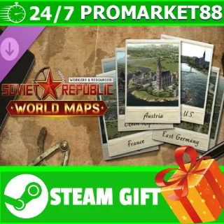 Купить ⭐ ️ Workers  Resources: Soviet Republic - World Maps