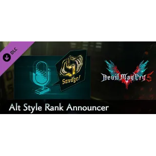 Купить Devil May Cry 5 - Alt Style Rank Announcers DLC