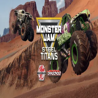 Купить 🧸 Monster Jam Steel Titans - Bakugan Dragonoid Truck ✅