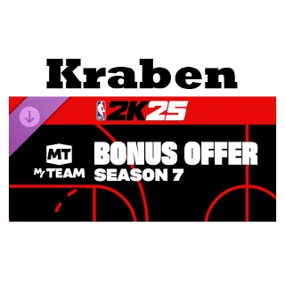Купить NBA 2K25 MyTEAM Bonus Offer: Season 7 steam DLC