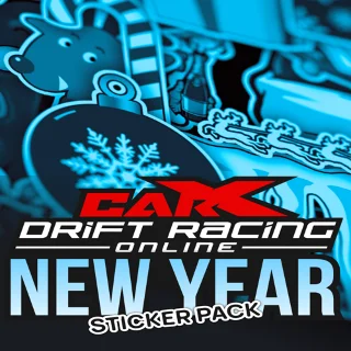Купить 🔴 CarX Drift Racing Online - New Year Sticker Pack ✅ E