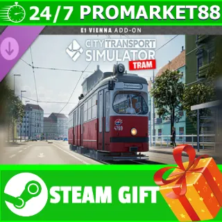Купить ⭐ ️ City Transport Simulator: E1 Vienna Add-On STEAM GIF
