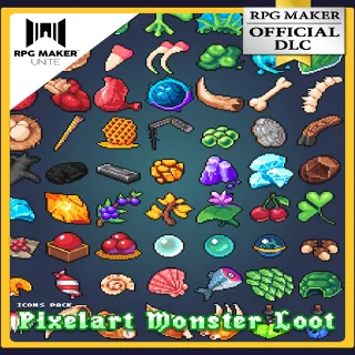 Купить 🔴 PIXELART MONSTER LOOT ICONS PACK ✅ EGS DLC 🔴 (PC)