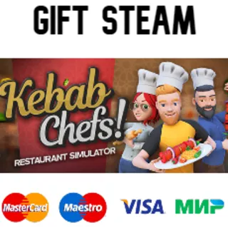 Купить Kebab Chefs! - Restaurant Simulator | 🔥 steam RU/UA/KZ