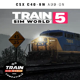 Купить 🔴 Train Sim World® 5: CSX C40-8W ✅ EGS DLC 🔴 (PC)