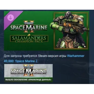 Купить Warhammer 40,000: Space Marine 2 Salamanders Champion Pack АВТОДОСТАВКА STEAM РОССИЯ