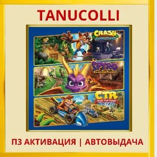 Купить Crash Team Racing + Spyro + Bandicoot (PS4/EN Активация